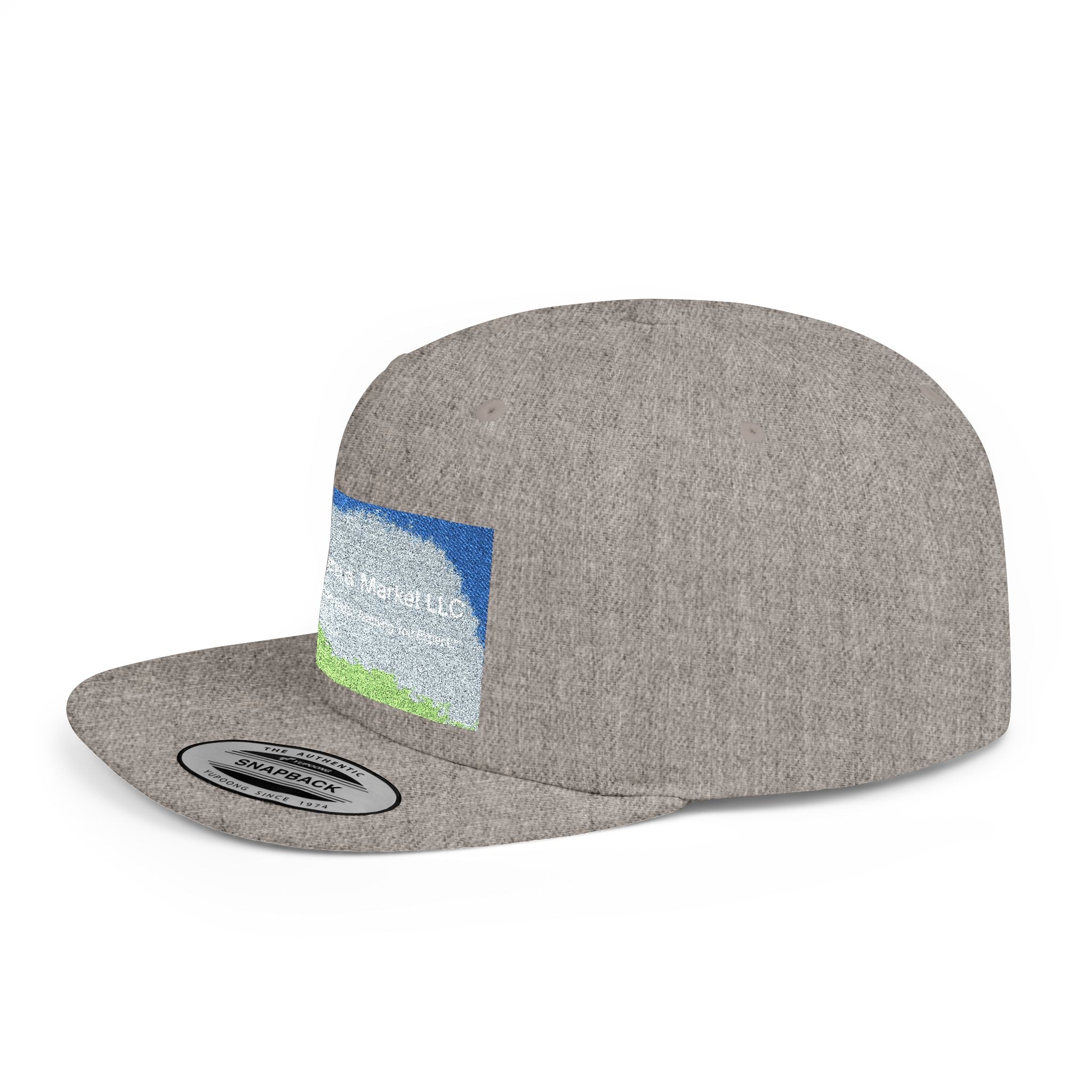 Flat Bill Snapback Hat — Classic Flat-Brim Baseball Cap