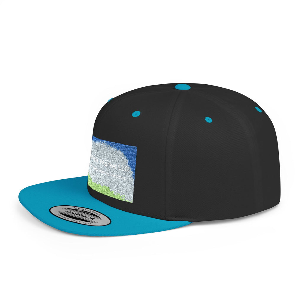 Flat Bill Snapback Hat — Classic Flat-Brim Baseball Cap