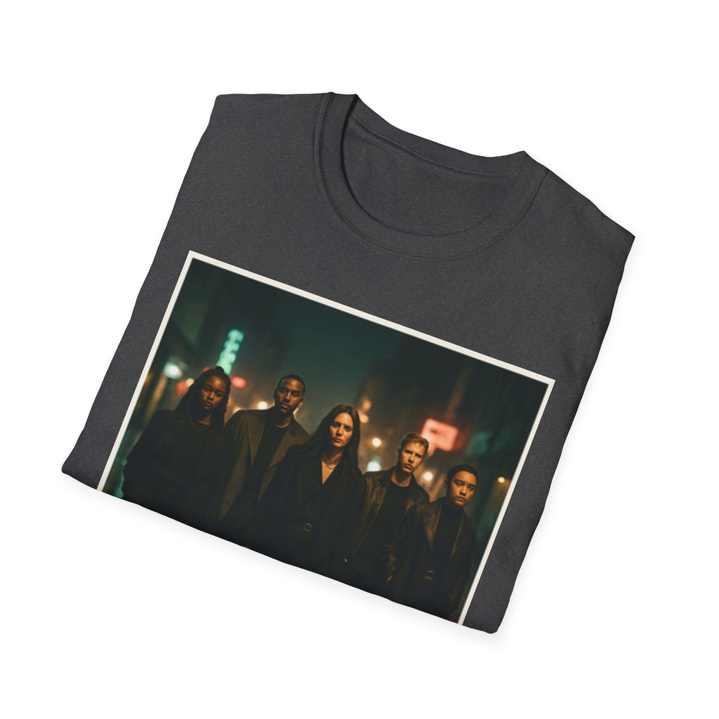 Dark Urban Photo Graphic T-Shirt — Moody Cityscape Streetwear Tee