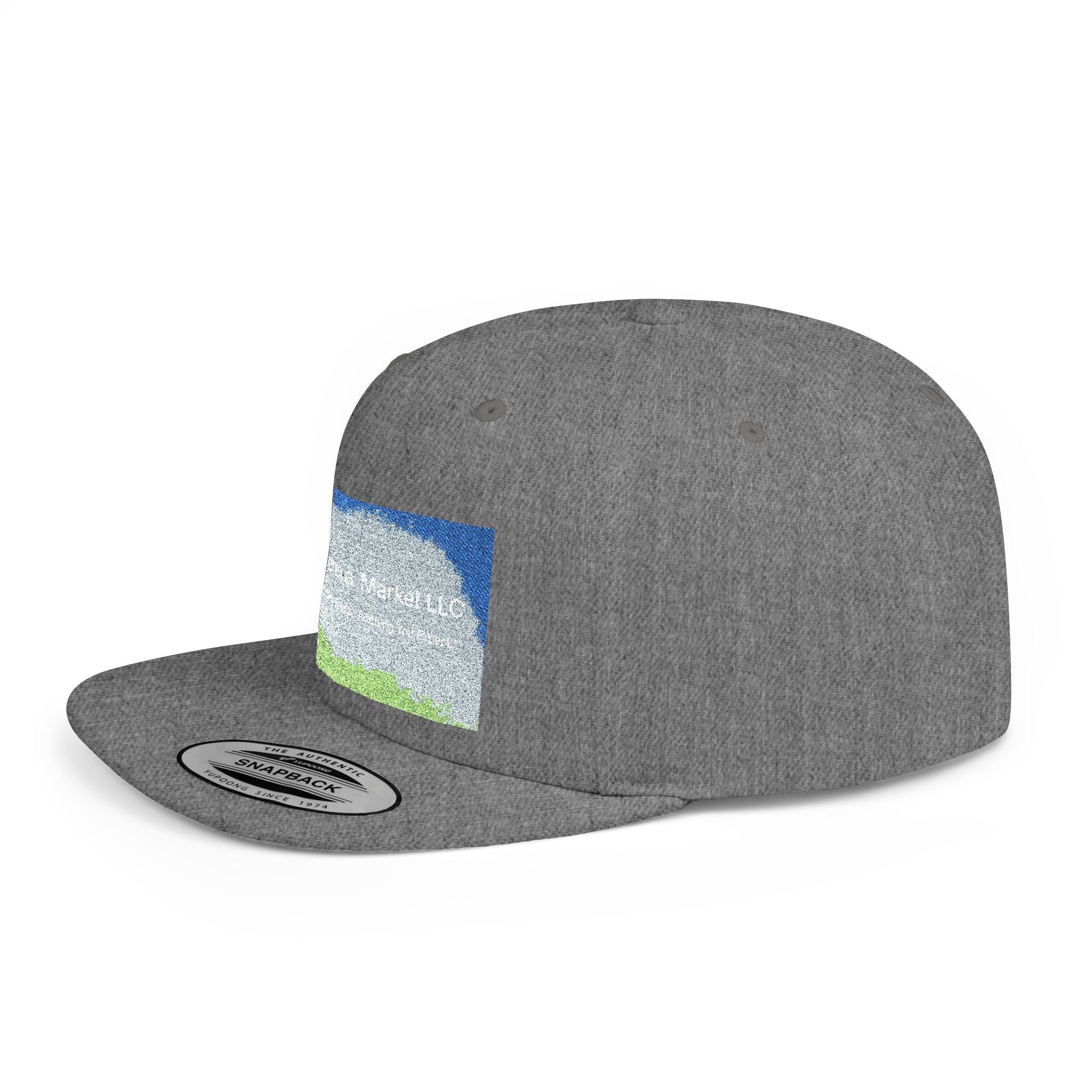 Flat Bill Snapback Hat — Classic Flat-Brim Baseball Cap