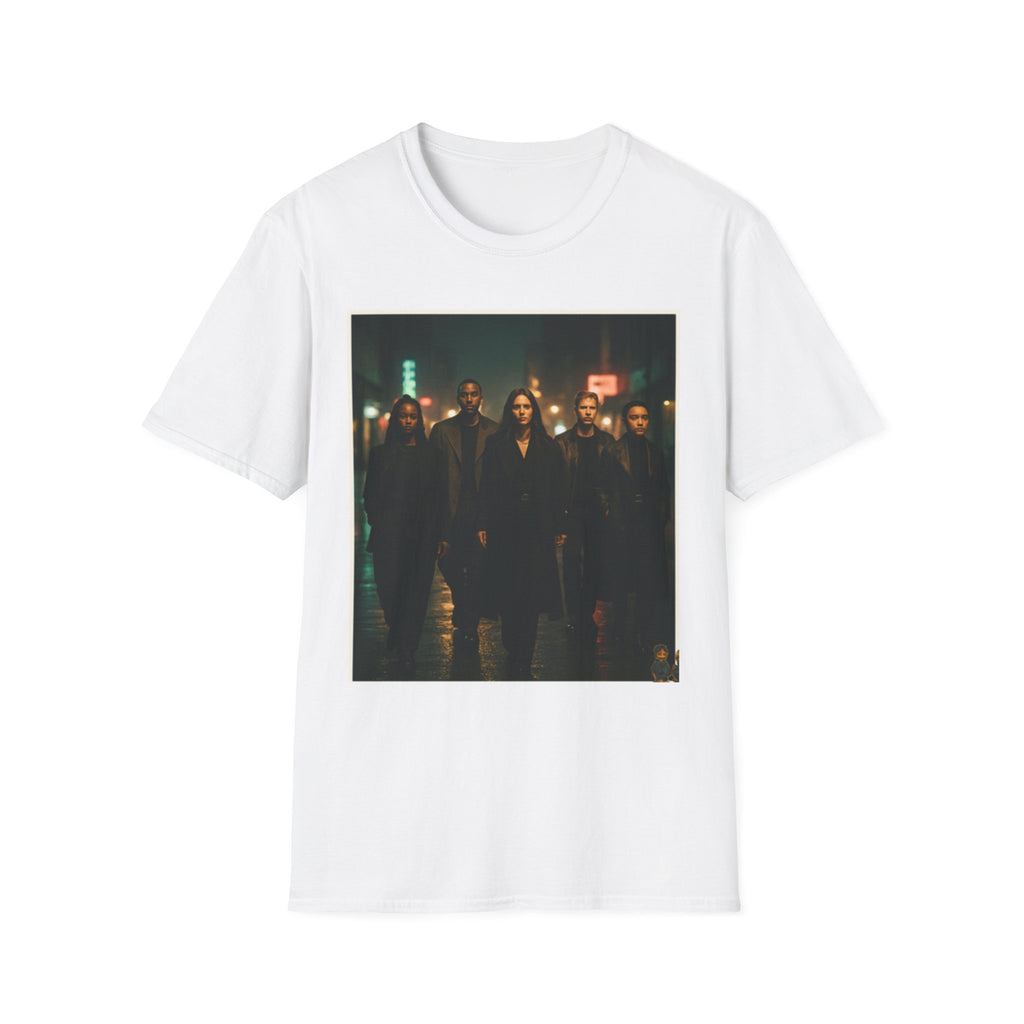 Dark Urban Photo Graphic T-Shirt — Moody Cityscape Streetwear Tee