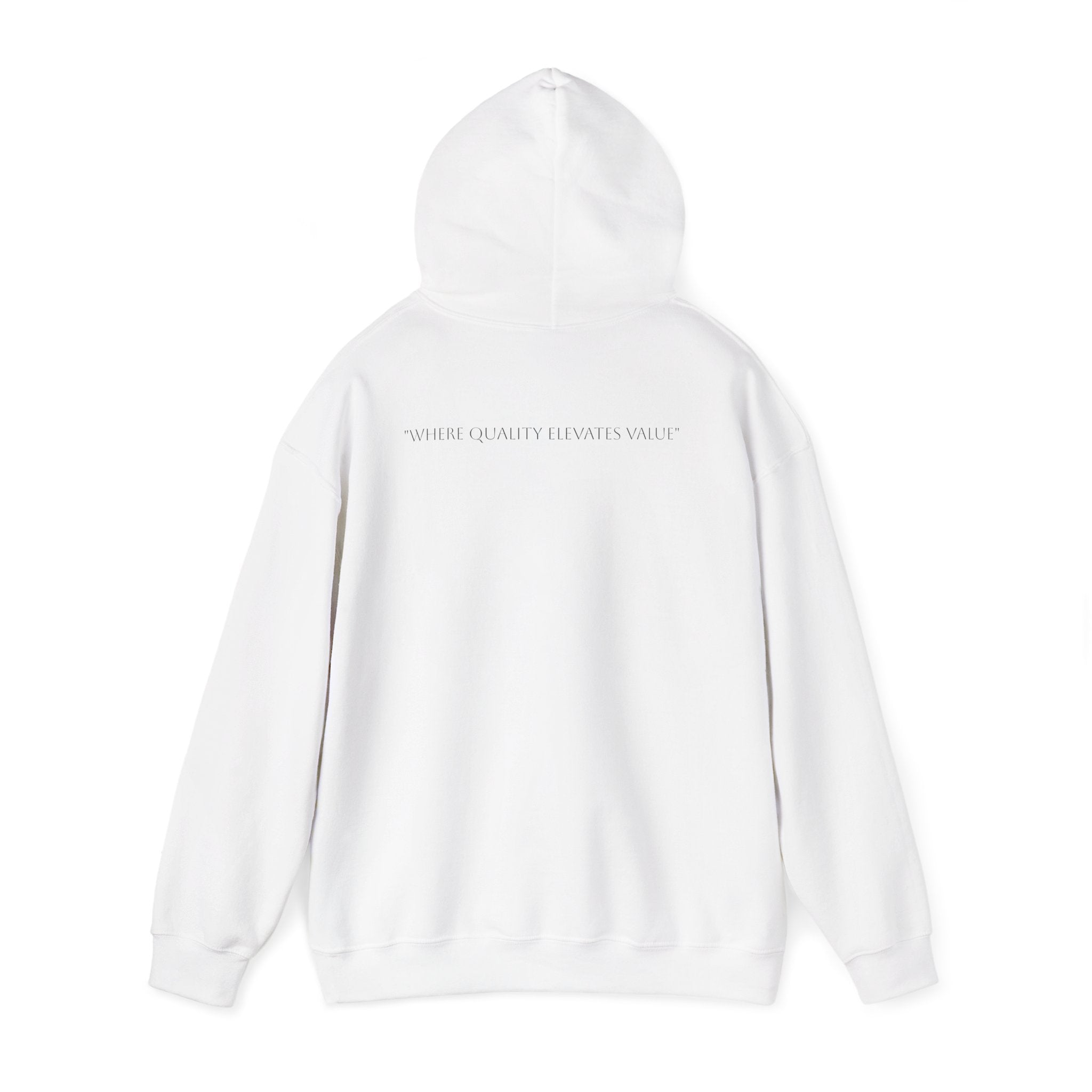 Merexa Market LLC Logo Hoodie - White Branded Pullover