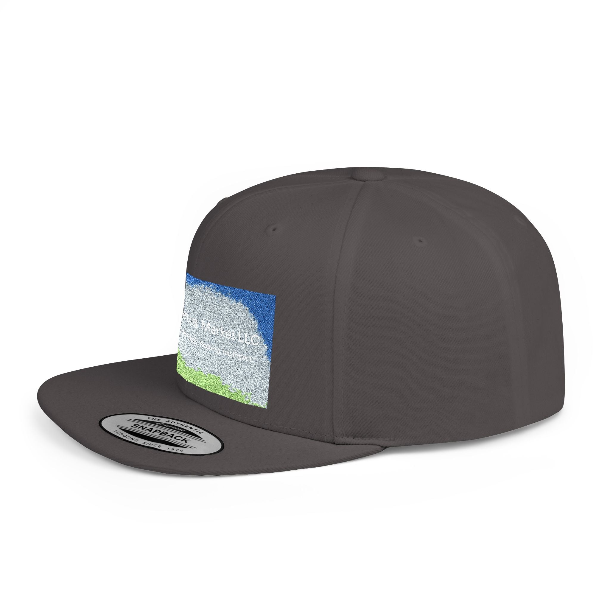 Flat Bill Snapback Hat — Classic Flat-Brim Baseball Cap
