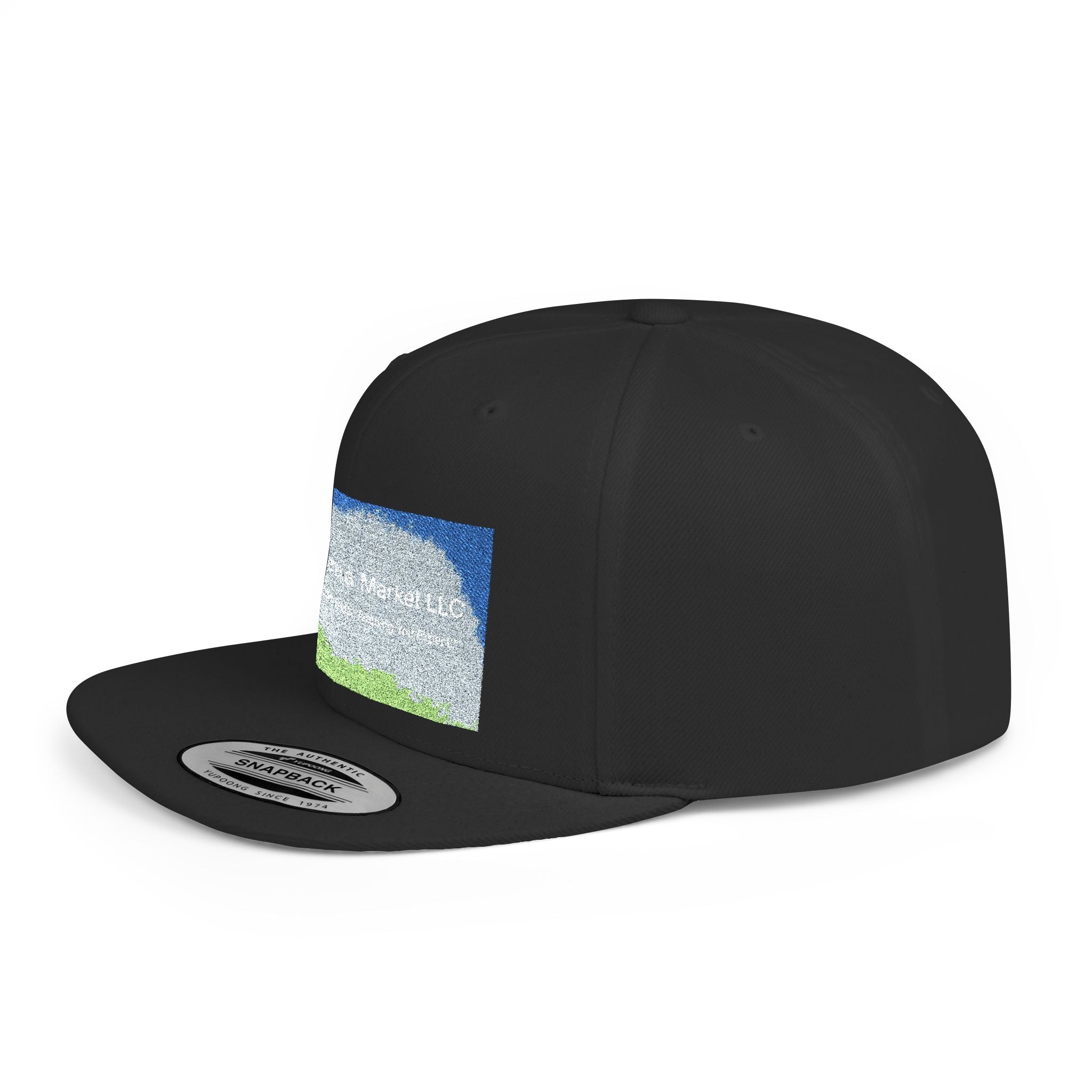 Flat Bill Snapback Hat — Classic Flat-Brim Baseball Cap