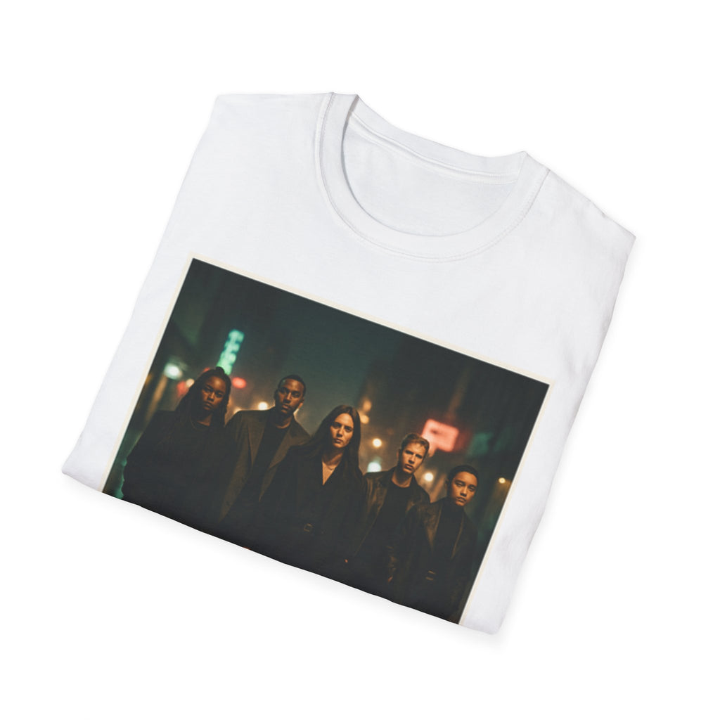 Dark Urban Photo Graphic T-Shirt — Moody Cityscape Streetwear Tee